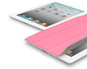 white iPad 2 with cool smart cover
