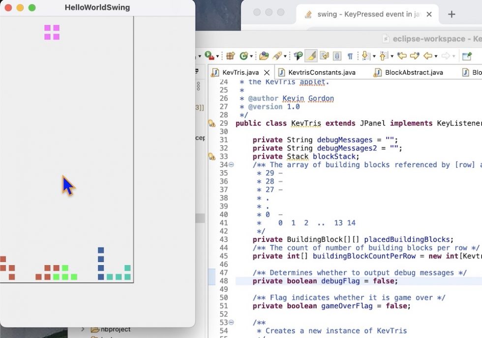 Java Applet Block Getting a Java Applet to work - Kev's Web