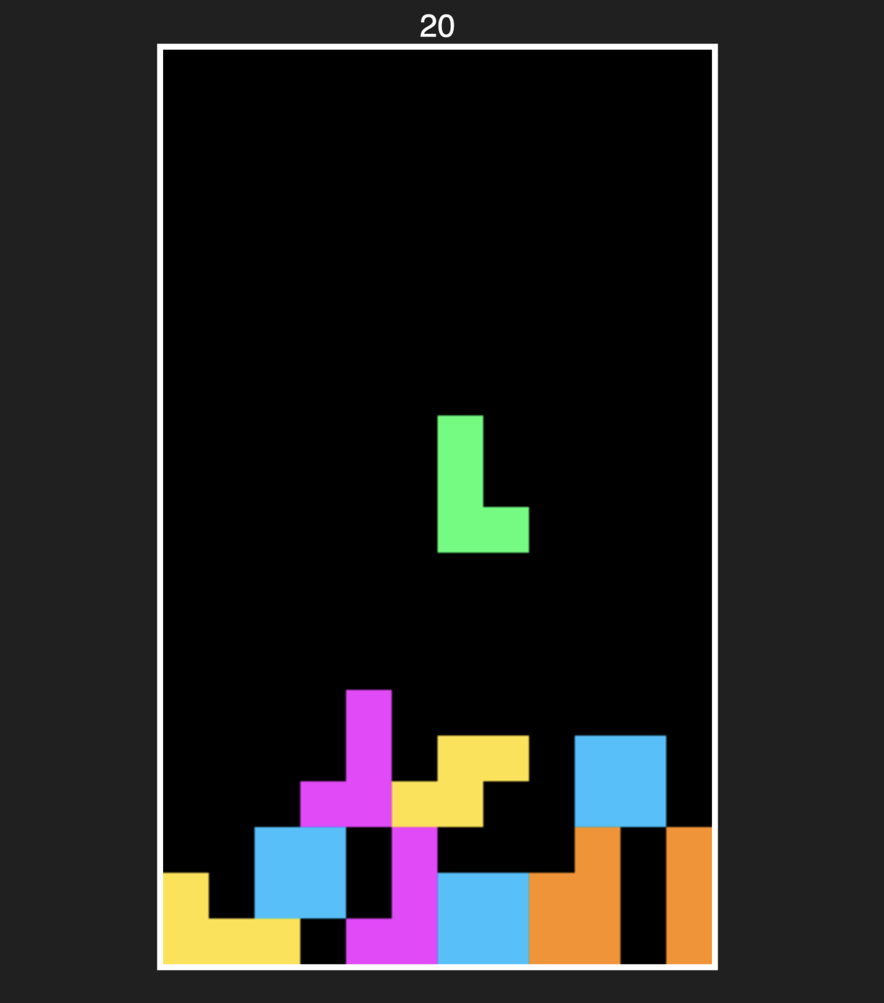 Making a Tetris game in javascript - Kev's Web