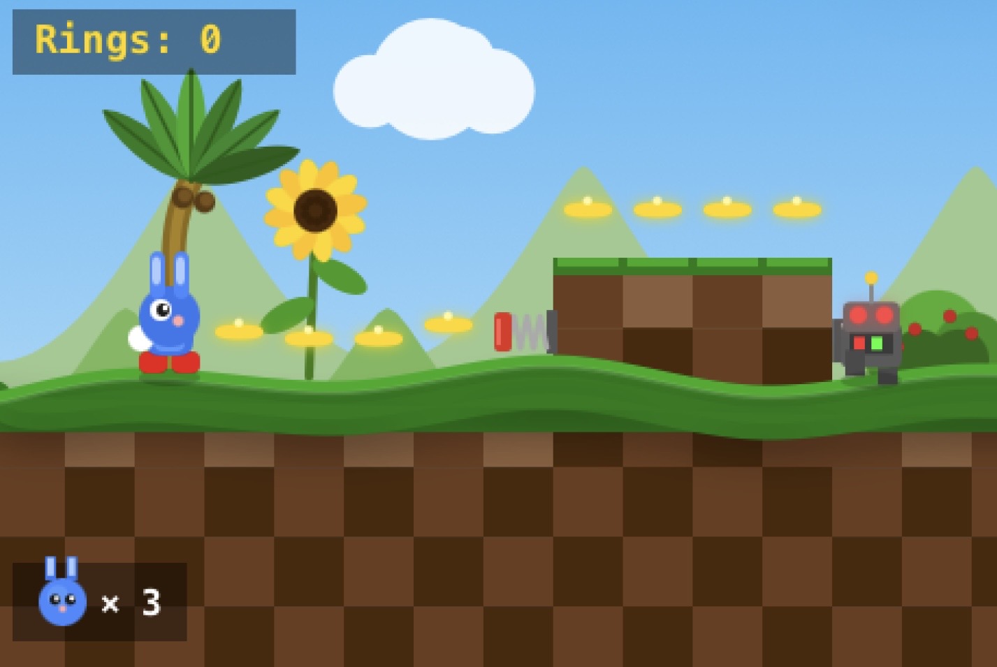 Blue bunnie gameplay screenshot