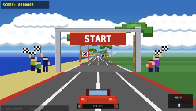 Pixel drive gameplay screenshot